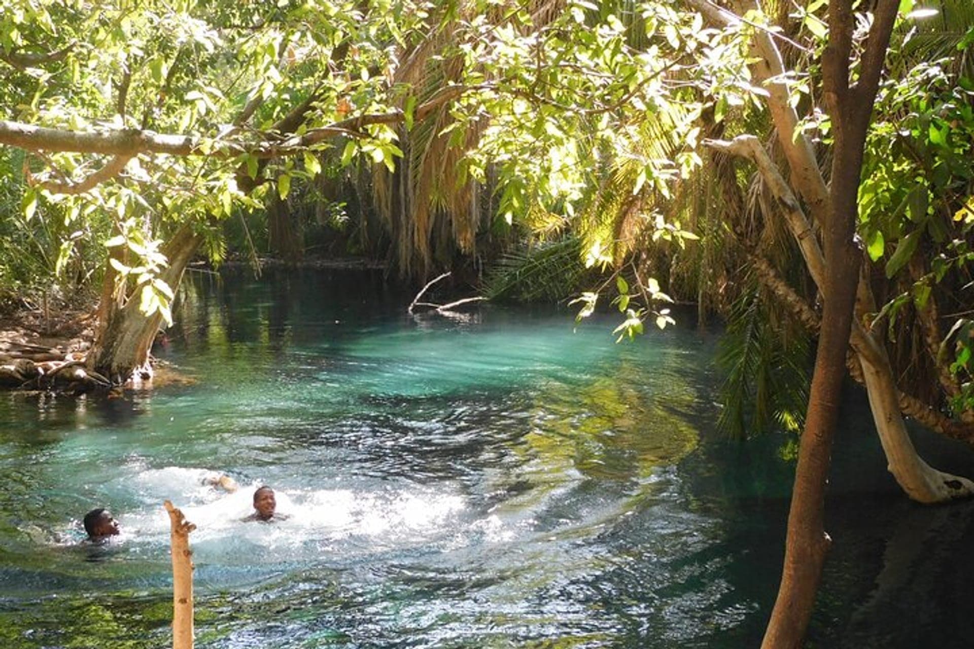 Chemka hot springs turquoise pool