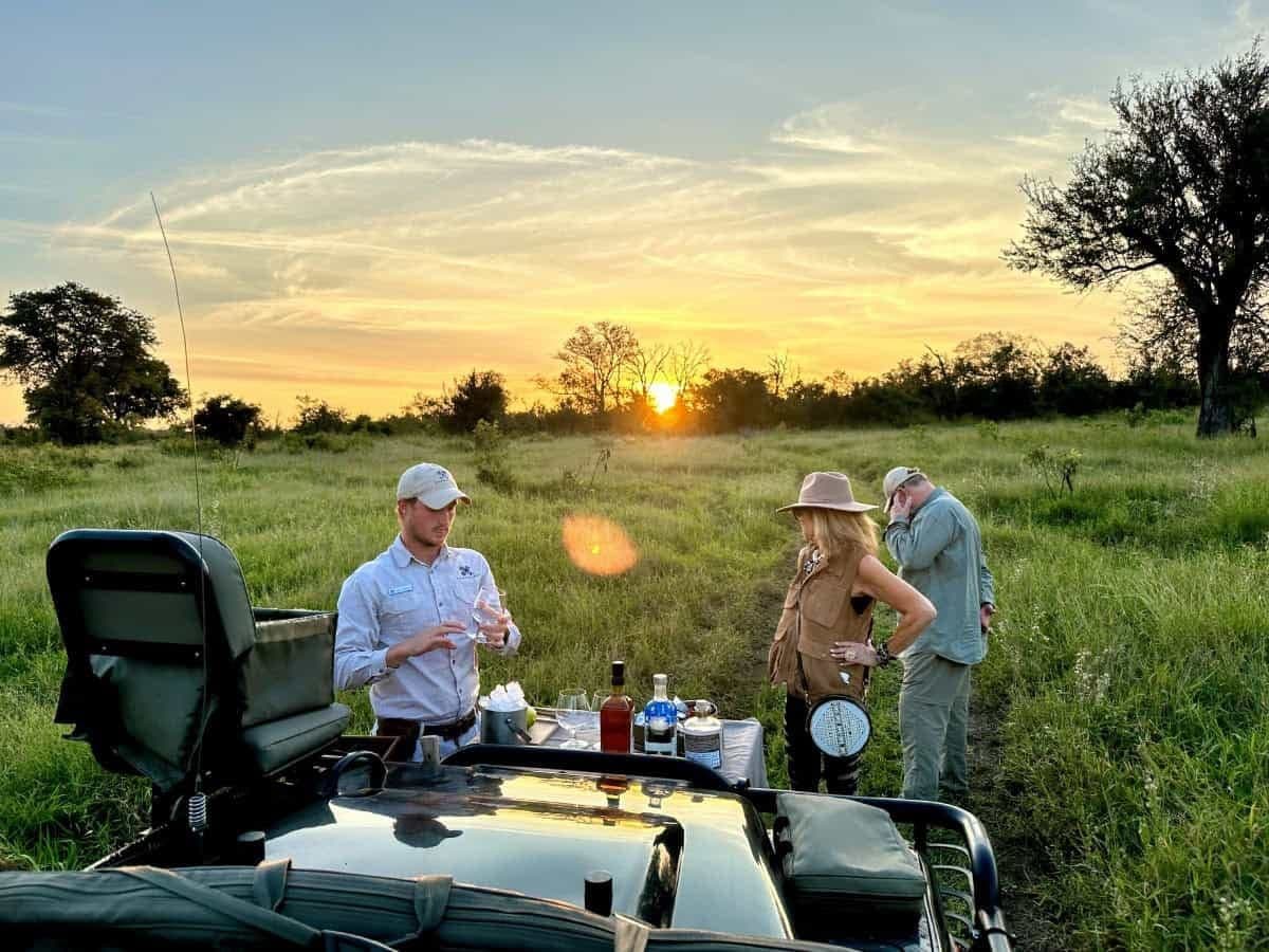 Scareface Adventures guide at golden hour in Tarangire